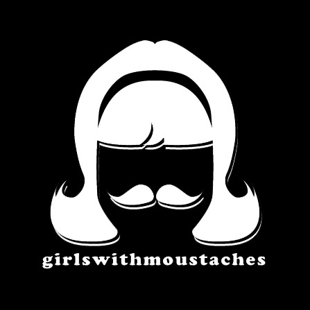 girls with moustaches